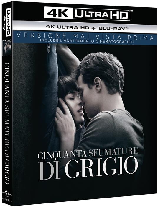 Cinquanta sfumature di grigio (Blu-ray + Blu-ray 4K Ultra HD) di Sam Taylor-Johnson