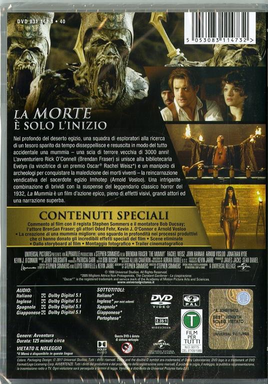 La Mummia (DVD) di Stephen Sommers - DVD - 2
