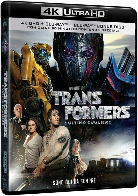 Transformers. L'ultimo cavaliere (Blu-ray + Blu-ray Ultra HD 4K) di Michael Bay - Blu-ray + Blu-ray Ultra HD 4K