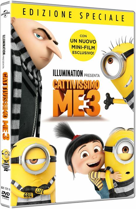 Cattivissimo Me 3 (DVD) - DVD - Film di Pierre Coffin , Kyle Balda  Animazione | IBS