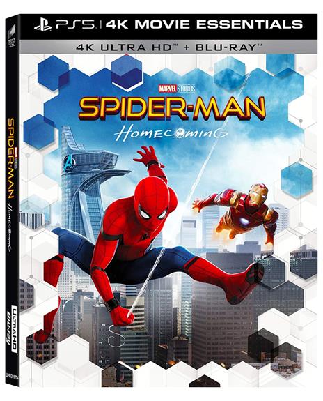 Spider-Man. Homecoming (Blu-ray + Blu-ray 4K Ultra HD) - Blu-ray + Blu-ray  Ultra HD 4K - Film di Jon Watts Fantasy e fantascienza | IBS