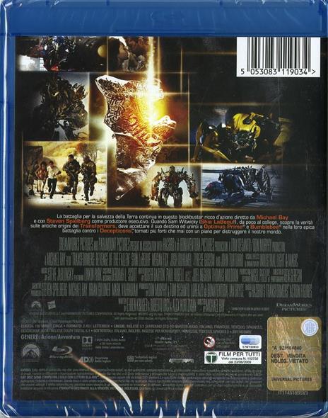 Transformers 2. La vendetta del caduto (Blu-ray) di Michael Bay - Blu-ray - 2