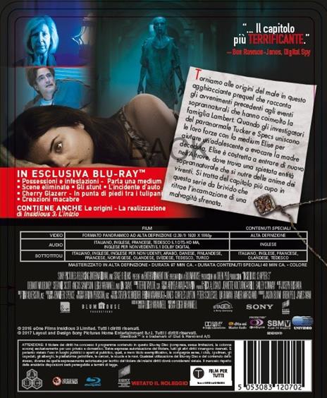 Insidious 3. L'inizio. Con Steelbook (Blu-ray) di Leigh Whannell - Blu-ray - 2