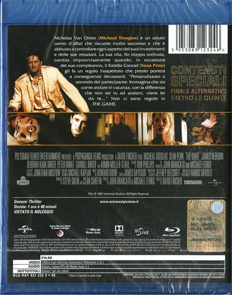 The Game. Nessuna regola. Edizione speciale 20° anniversario (Blu-ray) di David Fincher - Blu-ray - 2