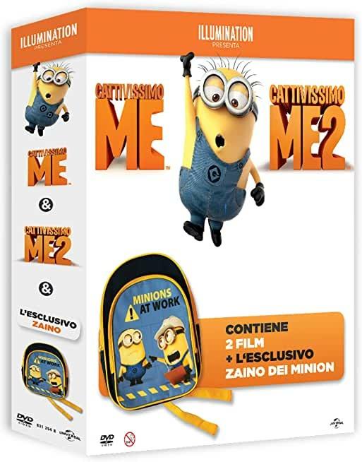 Cattivissimo me + Cattivissimo me 2. Con zaino (2 DVD) - DVD - Film di  Pierre Coffin , Chris Renaud Animazione | IBS