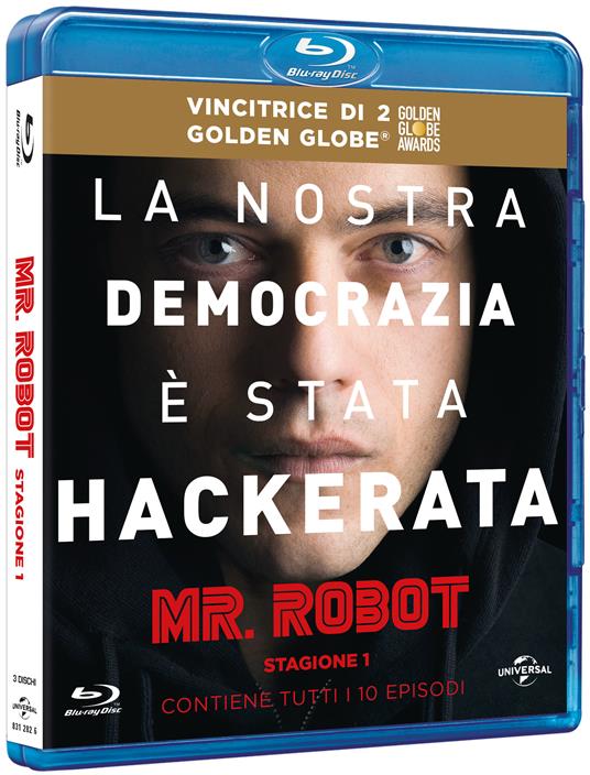 Mr. Robot. Stagione 1. Serie TV ita (3 Blu-ray) - Blu-ray - Film di Sam  Esmail , Jim McKay Giallo | IBS