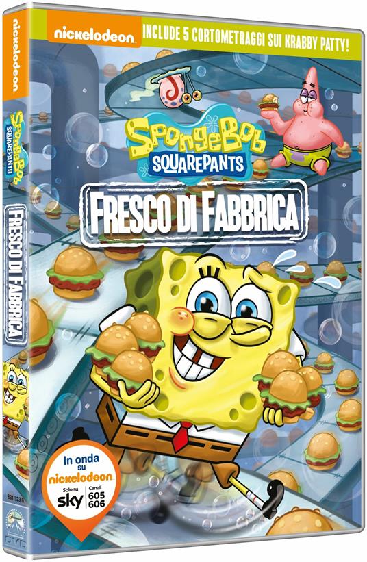 SpongeBob. Fresco di fabbrica (DVD) - DVD - Film Animazione | IBS