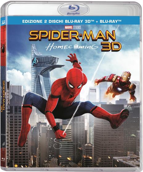 Spider-Man: Homecoming (Blu-ray + Blu-ray 3D) - Blu-ray + Blu-ray 3D - Film  di Jon Watts Fantasy e fantascienza