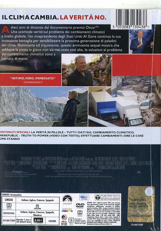 Una scomoda verità 2 (DVD) di Bonni Cohen,Jon Shenk - DVD - 3