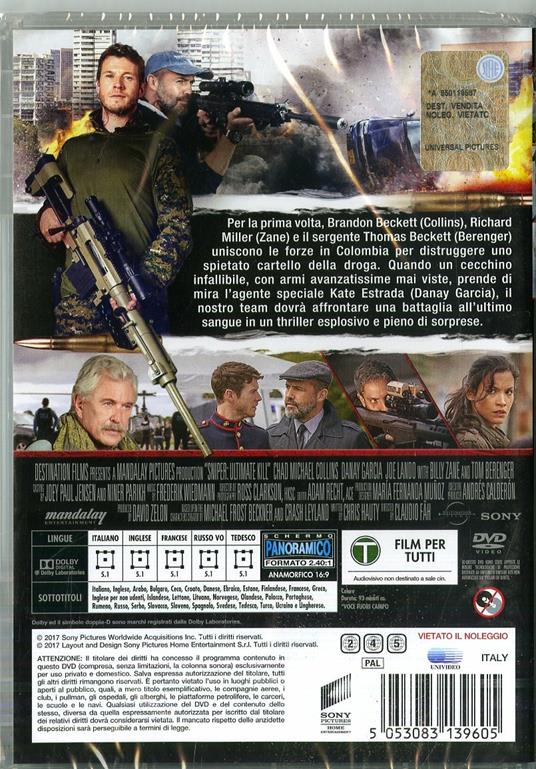Sniper. Scontro totale (DVD) - DVD - Film di Claudio Fäh Avventura | IBS