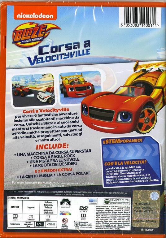 Blaze e le mega macchine. Corsa a Velocityville (DVD) - DVD - 2