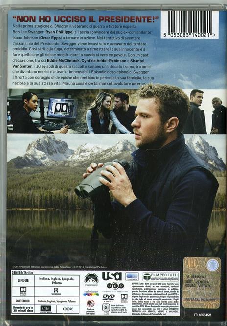 Shooter. Stagione 1. Serie TV ita (4 DVD) di Simon Cellan Jones,Christoph Schrewe,Adam Davidson,Roxann Dawson - DVD - 2