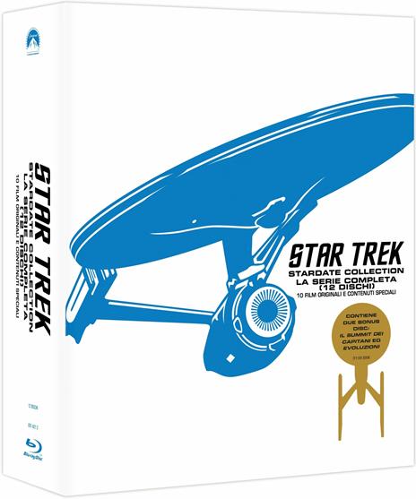 Star Trek Collection. I primi 10 film (12 Blu-ray) di Stuart Baird,David Carson,Jonathan Frakes,Nicholas Meyer,Leonard Nimoy,William Shatner,Robert Wise