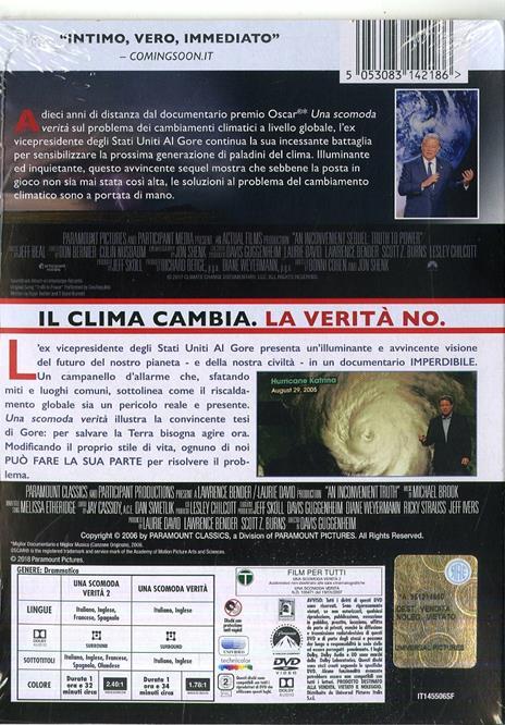 Una scomoda verità Collection (2 DVD) di Bonni Cohen,Davis Guggenheim,Jon Shenk - 2