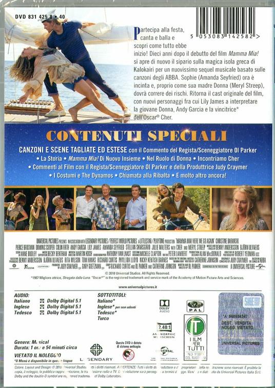 Mamma Mia! Ci Risiamo (DVD) - DVD - Film di Oliver Parker Musicale | IBS