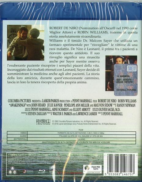 Risvegli (Blu-ray) - Blu-ray - Film di Penny Marshall Drammatico