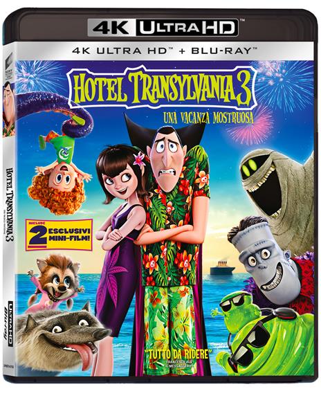 Hotel Transylvania 3. Una vacanza mostruosa (Blu-ray + Blu-ray 4K Ultra HD) di Genndy Tartakovsky - Blu-ray + Blu-ray Ultra HD 4K