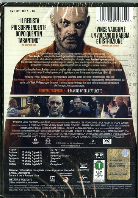 Cell Block 99. Nessuno può fermarmi (DVD) di S. Craig Zahler - DVD - 2