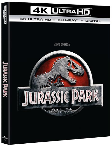 Jurassic Park (Blu-ray + Blu-ray 4K Ultra HD) di Steven Spielberg - Blu-ray + Blu-ray Ultra HD 4K
