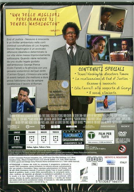 End of Justice. Nessuno è Innocente (DVD) di Dan Gilroy - DVD - 2