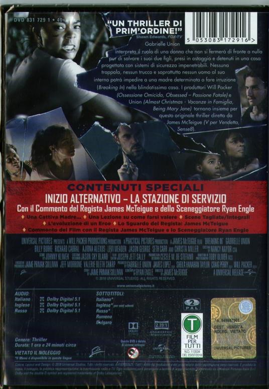 Breaking In (DVD) - DVD - Film di James McTeigue Giallo | IBS