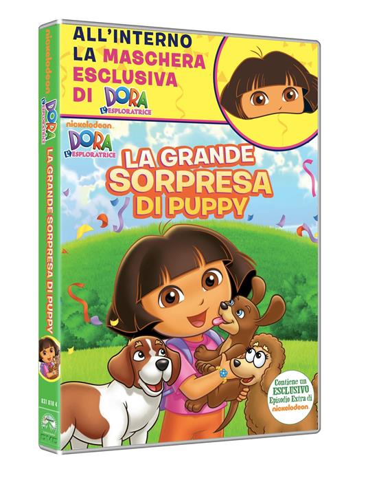 Dora l'esploratrice. La grande sorpresa di Puppy. Carnevale Collection (DVD  + Maschera) - DVD - Film di George S. Chialtas , Gary Conrad Animazione |  IBS