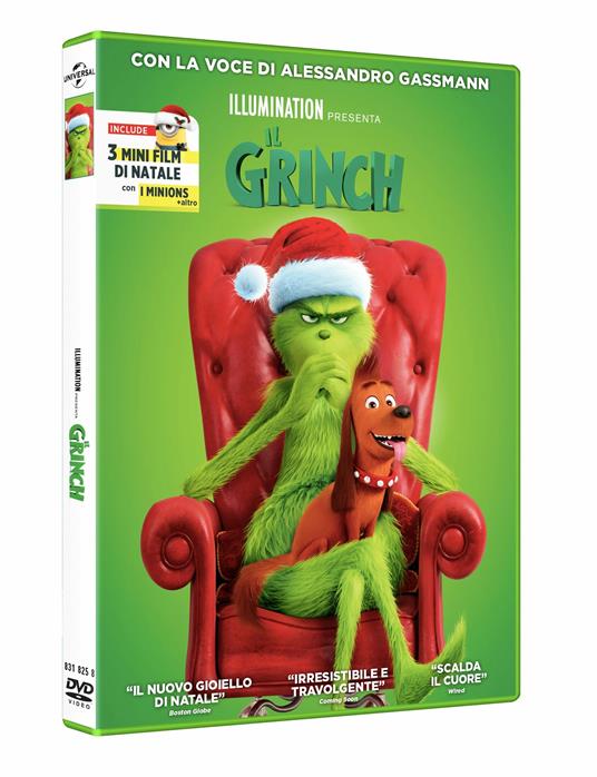 Il Grinch (DVD) - DVD - Film di Yarrow Cheney , Scott Mosier Animazione |  IBS
