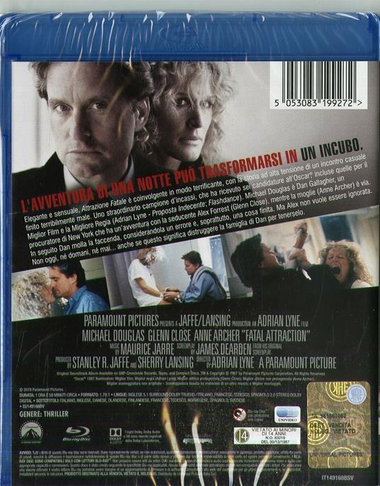 Attrazione fatale (Blu-ray) di Adrian Lyne - Blu-ray - 3
