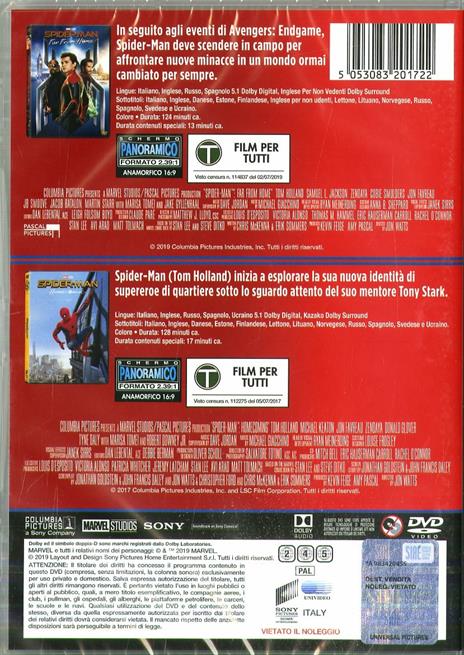 Spider-Man. Home Collection (DVD) di Jon Watts - 2
