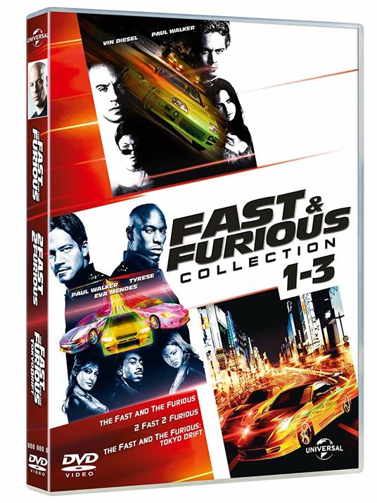 Fast & Furious 1-3. Tuning Collection (3 DVD) - DVD - Film di Rob Cohen ,  John Singleton Azione | IBS