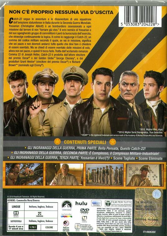 Catch 22. Stagione 1. Serie TV ita (2 DVD) di George Clooney,Grant Heslov,Ellen Kuras - DVD - 2