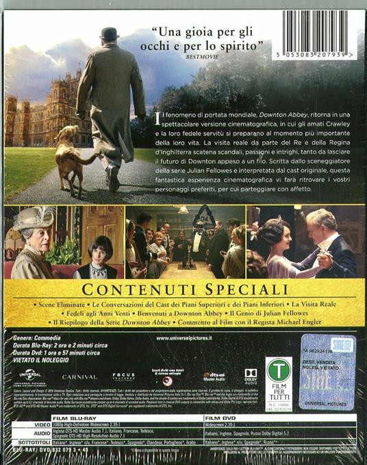 Downton Abbey. Il Film. Special Edition (DVD + Blu-ray) - DVD + Blu-ray -  Film di Michael Engler Drammatico | IBS