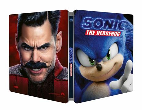 Blu-ray - Sonic - O Filme - Edição Especial Steelbook (Jim Carrey)