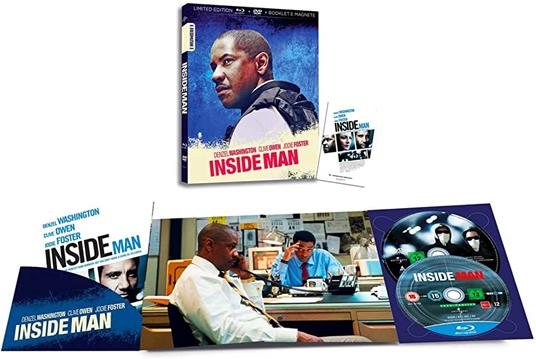 Inside Man. Limited Edition. I Numeri 1. Con Booklet e magnete (DVD + Blu-ray) di Spike Lee - DVD + Blu-ray