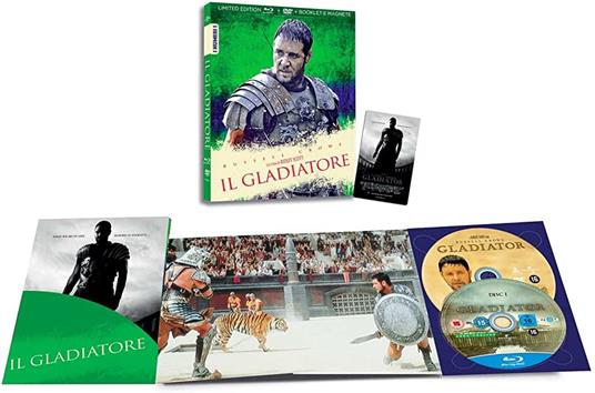 Il Gladiatore. Limited Edition. I Numeri 1. Con Booklet e magnete (DVD +  Blu-ray) - DVD + Blu-ray - Film di Ridley Scott Avventura | IBS