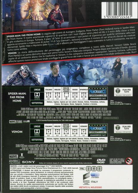 Venom - Spider-Man: Far from Home (2 DVD) di Jon Watts,Ruben Fleischer - 2