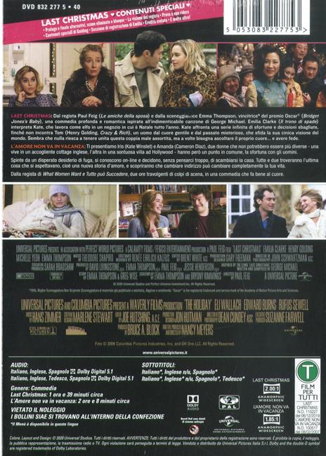 Last Christmas - L'amore non va in vacanza (2 DVD) di Paul Feig,Nancy Meyers - 2