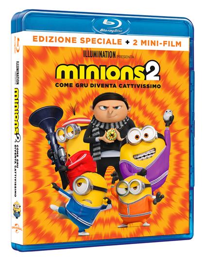 Minions 2. Come Gru diventa cattivissimo (Blu-ray) - Blu-ray - Film di Kyle  Balda , Brad Ableson Animazione | IBS