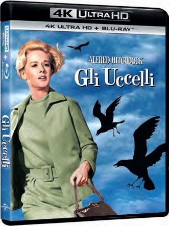 Gli uccelli (Blu-ray + Blu-ray Ultra HD 4K) - Blu-ray + Blu-ray Ultra HD 4K  - Film di Alfred Hitchcock Giallo