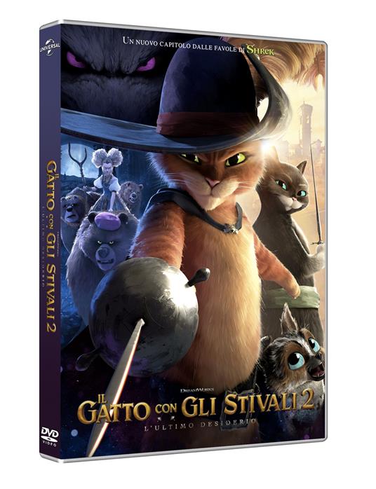 Il gatto con gli stivali 2. L'ultimo desiderio (DVD) - - Film di Joel  Crawford Animazione | IBS