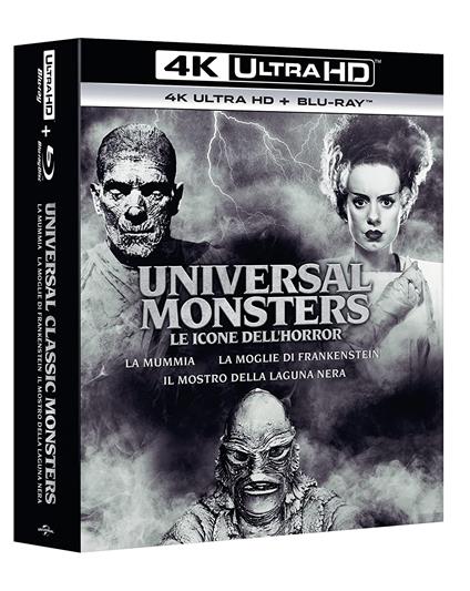 Universal Classic Monsters Collection Vol.2 (Blu-ray + Blu-ray Ultra HD 4K) di James Whale,Jack Arnold,Karl Freund