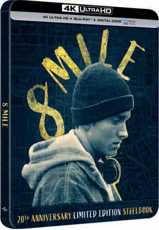 8 Mile. Steelbook (Blu-ray + Blu-ray Ultra HD 4K) - Blu-ray + Blu-ray Ultra HD 4K