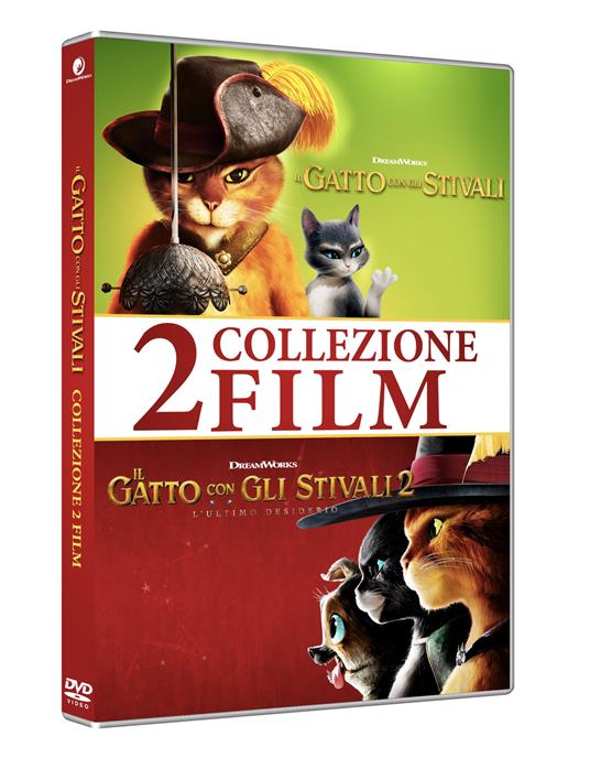 gatto con gli stivali. Collezione 2 film (2 DVD) - - Film di Joel Crawford  Bambini e ragazzi | IBS