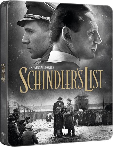 Schindler's List. 30th Anniversary Steelbook (Blu-ray + Blu-ray Ultra HD 4K) di Steven Spielberg - Blu-ray + Blu-ray Ultra HD 4K