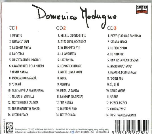 Domenico Modugno (3CD Collection) - CD Audio di Domenico Modugno - 2