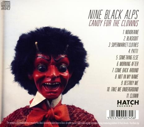 Candy for the Clowns - CD Audio di Nine Black Alps - 2
