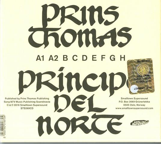 Principe del norte - CD Audio di Prins Thomas - 2