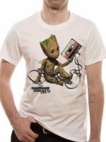T-Shirt Unisex Guardians Of The Galaxy 2.0. Groot & Tape