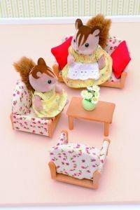 Sylvanian Families Set Salotto Suite 3 Pezzi-3 Piece Suite 4464 - 6