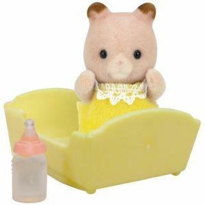 Sylvanian Families 5122 Bebè Criceto con Culla (ex 3585) - 3